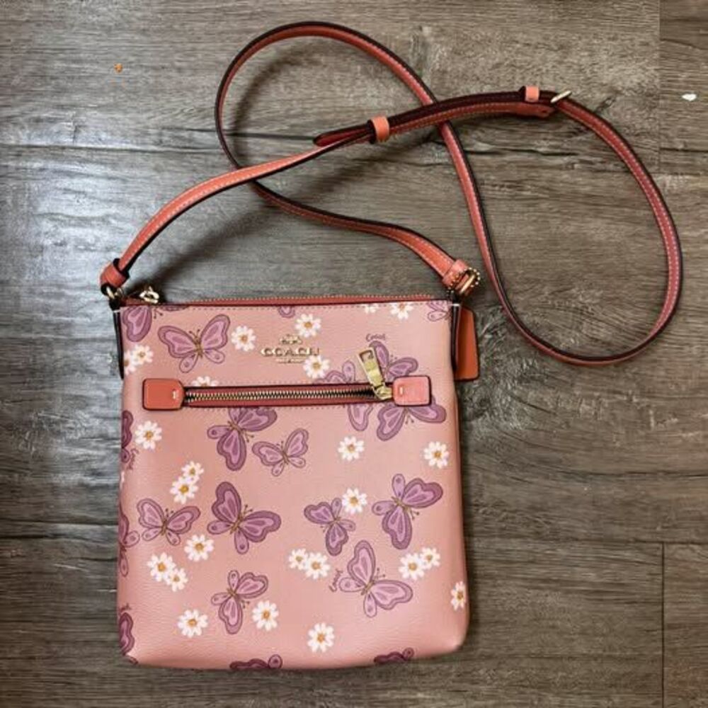 COACH pink handbag